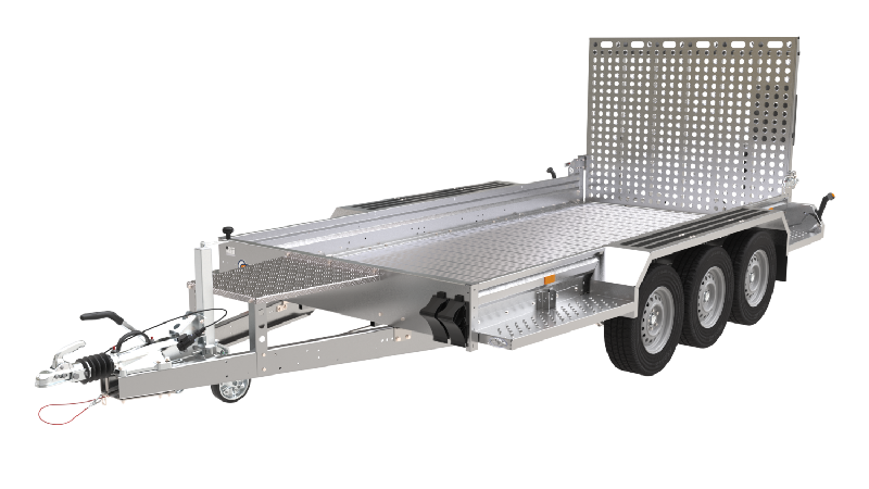 Porte-voiture/engin Saris Magnum 350 3 S - PTAC 3500 kg - 400 x 182 cm - triple essieux - Référence MP 255 133 750 1_0