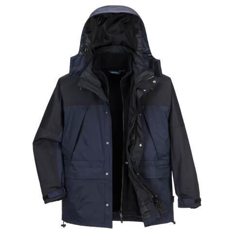 PORTWEST S532 PARKA RESPIRANTE ORKNEY 3 EN 1 MARINE - TAILLE 4XL
