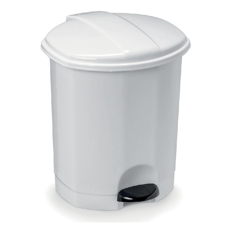 POUBELLE SANITAIRE À PÉDALE 5 L - BLANC