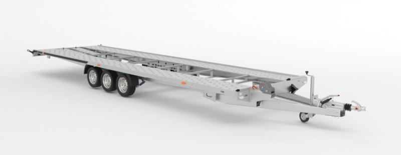 Remorque porte voiture-plateau - 8,00 X 2,16M - 3 ESSIEUX - 3500 KG - MARTZ GT800S_0