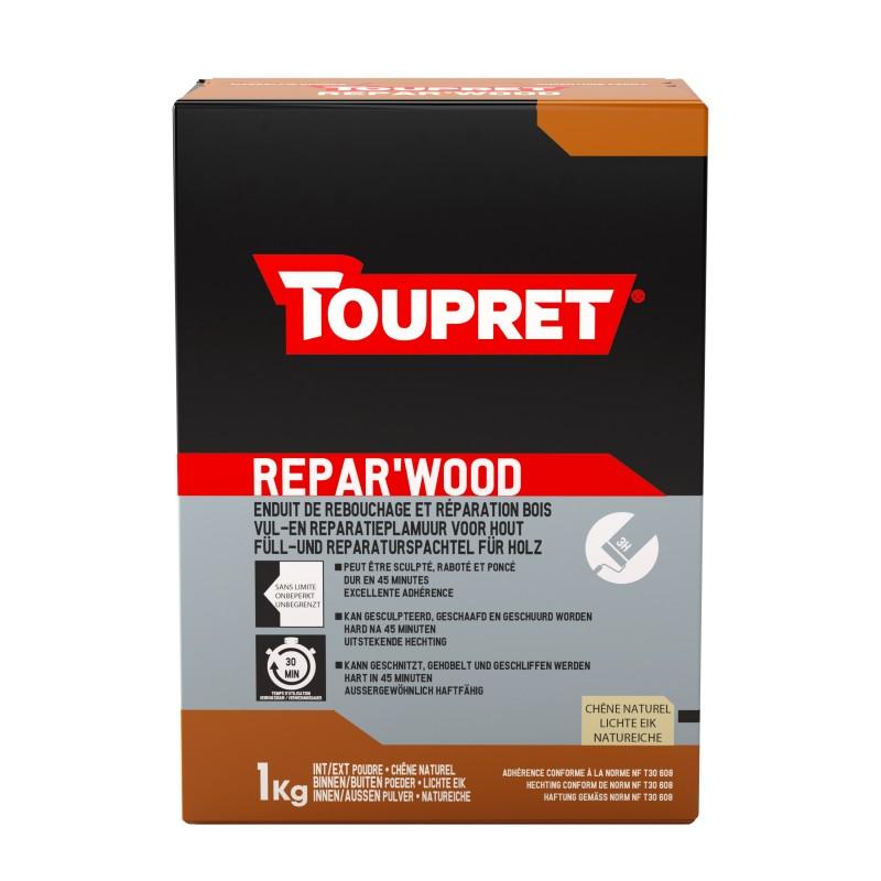 Enduit en poudre pour bois - 1kg - Réf. Ag02822 - Toupret_0