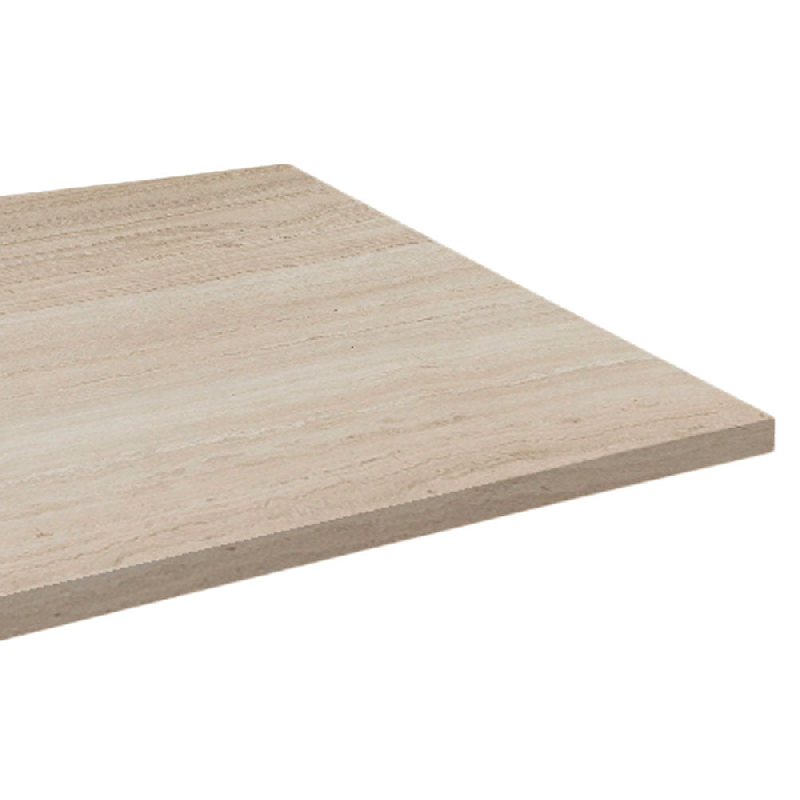Restootab Plateau 140x70 decor marbre travertin - beige Bois manufacturé PL-14070M-TRAV.NAT_0
