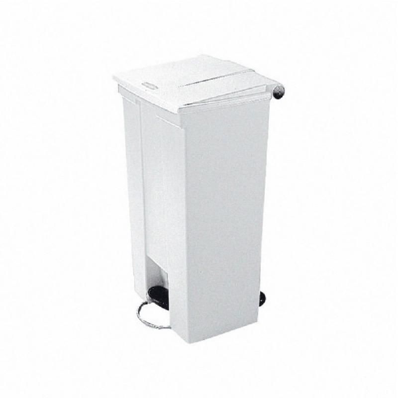 RUBBERMAID COMMERCIAL PRODUCTS COLLECTEUR À PÉDALE - BLANC - 87 LITRES