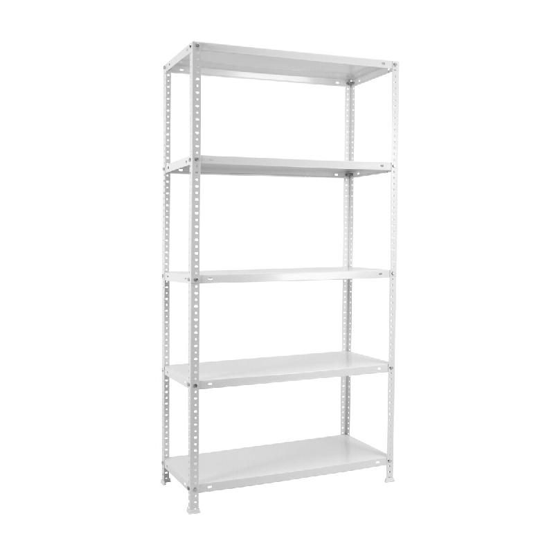 SimonRack Étagère métallique avec vis 1800x1100x300 mm, 5 niveaux, point de flexion 75 kg, Blanc - Advantage - métal 8425437091148_0