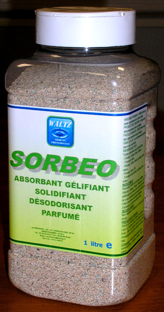 Sorbeo granulé absorbant gélifiant parfumé_0