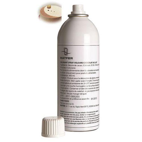 SPRAY VELOUR CHOCOLAT NOIR 400ML_410 250 - MATFER
