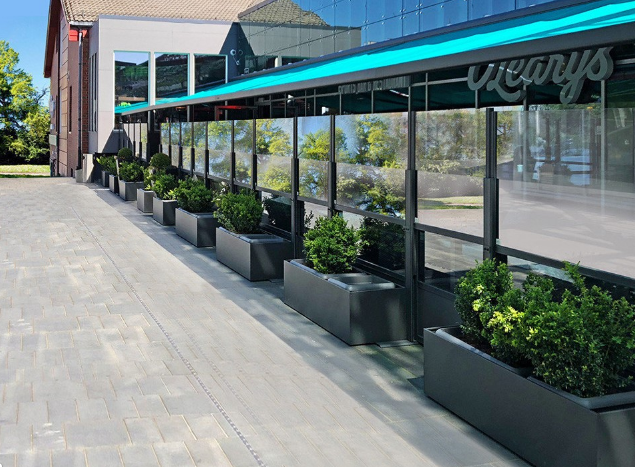 Structure périmétrique pour espaces extérieurs - STAR Up&Down Flower_0