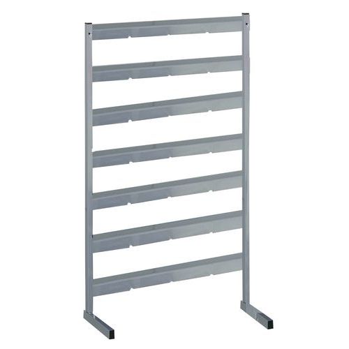 SUPPORT POUR BACS À BEC PLASTIQUE 650X250 MM - MATADOR