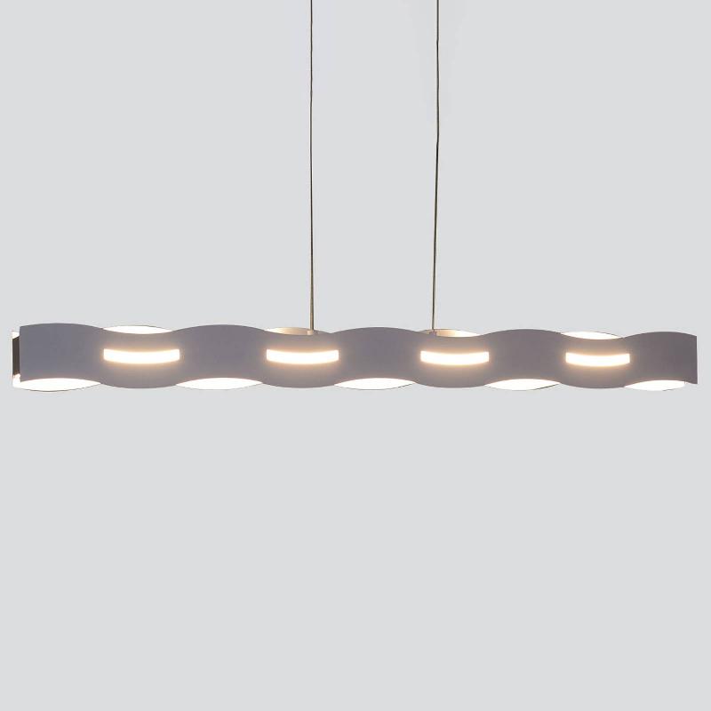 ECO-LIGHT SUSPENSION LED WAVE NICKEL