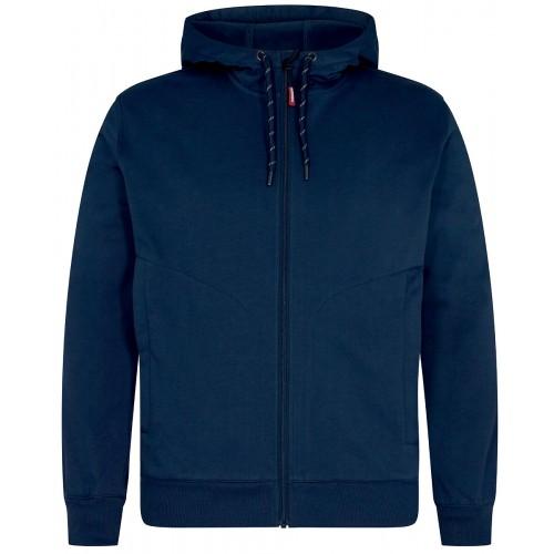 SWEAT DE TRAVAIL IMPERMÉABLE ZIPPÉ À CAPUCHE EXTEND - COLORIS BLEU - S ENGEL