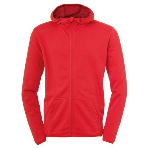 VESTE CAPUCHE ESSENTIAL ROUGE ENFANT UHLSPORT