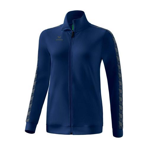 VESTE DE SURVÊTEMENT FEMME - ERIMA - TRACKTOP ESSENTIAL TEAM NAVY/GREY
