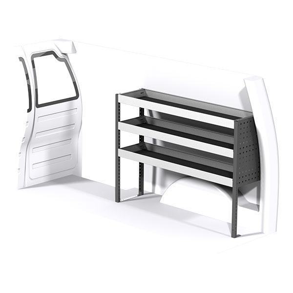 Aménagement métal côté droit - Volkswagen - Longueur 1240mm, Hauteur 890mm, Profondeur 300mm, Poids 22kg_0