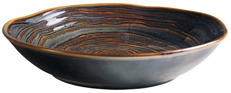 ASSIETTE CREUSE TECK BRONZE 26 CM