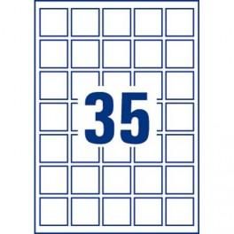 AVERY BOITE DE 700 ÉTIQUETTES BLANCHES POUR CODES QR CARRÉES FORMAT 35 X 35MM