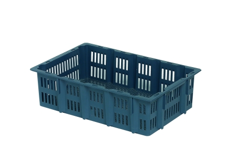 Bac d'aviculture - Stevens - 600x400x170 ajouré avec couvercle 20 6402 44 - 30L - Gris standard_0