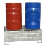 Bac de rétention longitudinal 440 litres en acier galvanisé_0