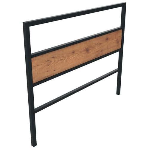 BARRIÈRE HESI 1.50 M PIN TYROL/MÉTAL GRIS 7016 PIEDS CARRÉS - BUTON DESIGN