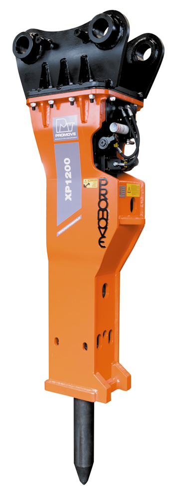 Brise-roche hydraulique Promove XP1200 - pour porteurs de 14 à 20 tonnes - 1200 kg_0