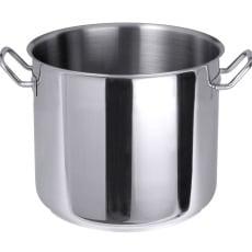 CASSEROLE MOYENNE-HAUTE AVEC POIGNÉES EN ACIER INOXYDABLE, SÉRIE 2000, CAPACITÉ : 22 L
