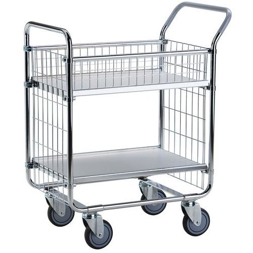CHARIOT 2 PLATEAUX F=200 KGS DIM HORS TOUT 8 00X460X940MM - ERGOBJORN