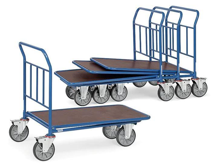 Chariot emboîtable - plateau antidérapant - 1200x750x1000 mm - 10 ans de garantie - fabriqué en Allemagne_0