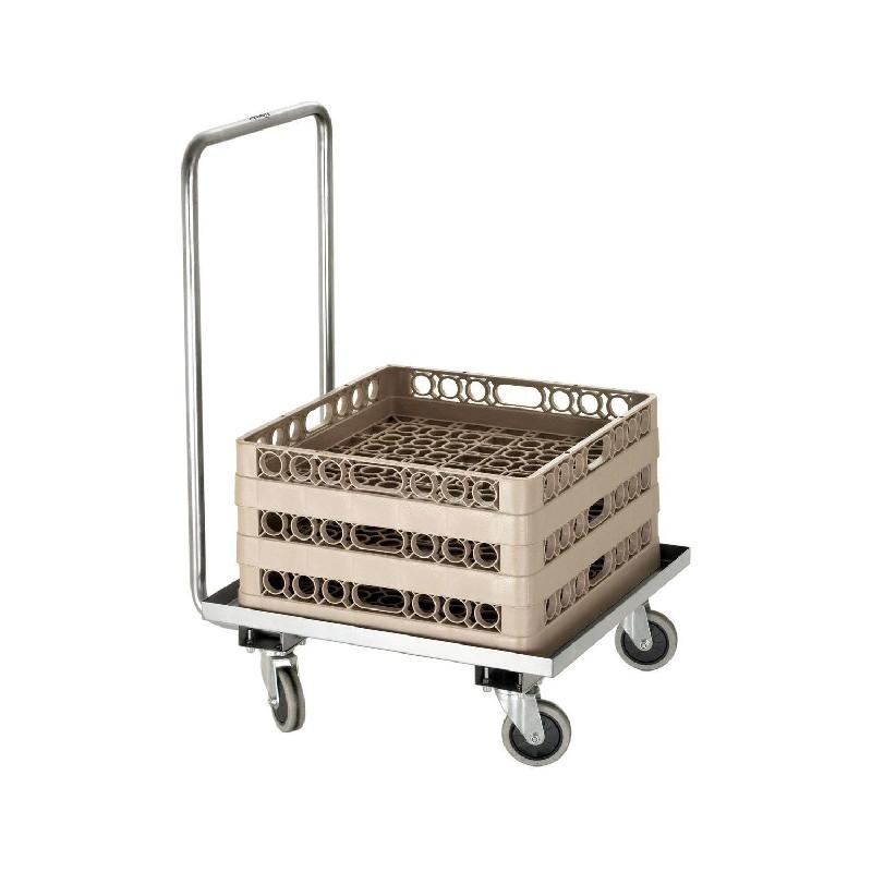 Chariot pour paniers vaisselle 120 Kg max, en acier au nickel-chrome, à monter_0