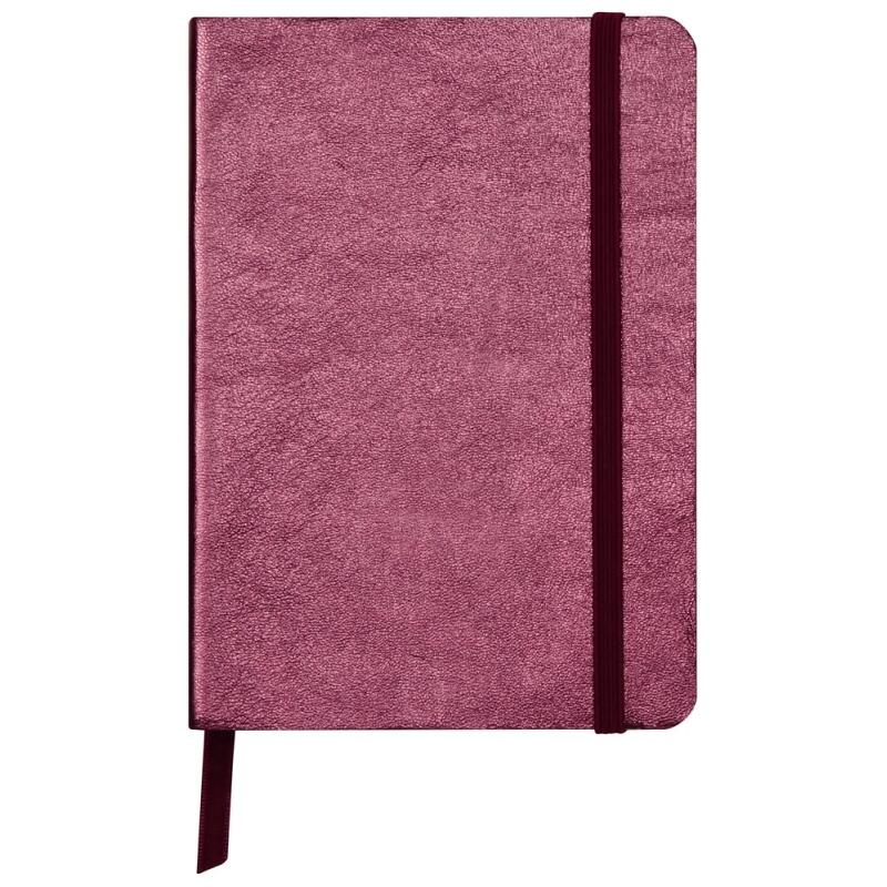 Clairefontaine Lot de 3 Carnet Cuirisé A6, 144p./72 feuilles 90 g/m² brochées, couv. Souple coloris cerise, uni - 3329684000906_0