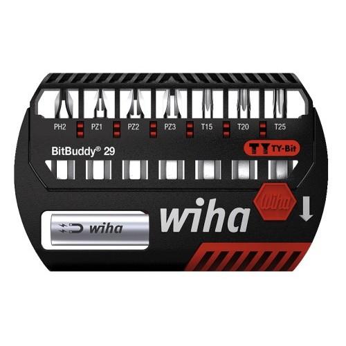COFFRET 7 EMBOUTS TY PHILLIPS/POZIDRIV/TORX ET PORTE-EMBOUTS BITBUDDY WIHA