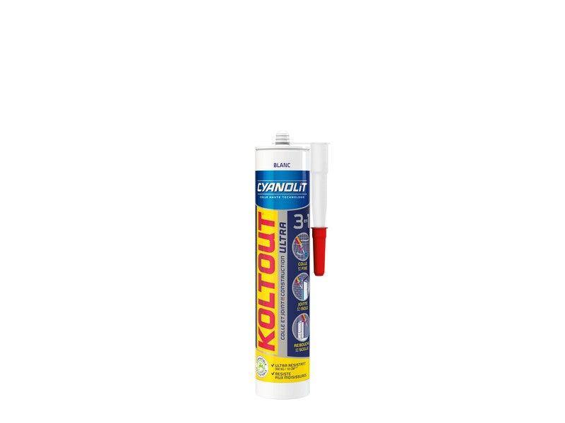 Colle jointe et rebouche 290ml KOLTOUT - Polymère - Intérieur/Extérieur - Marque CYANOLIT_0