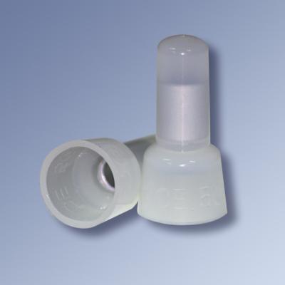 Connecteurs à pincer Ø13 mm - Sachet de 100 - Plastique blanc - Pour câbles souples ou rigides de 0.08 mm² à 2.5 mm²_0