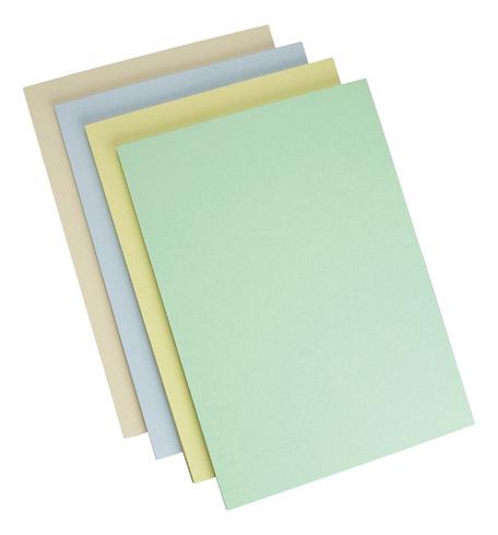 COUVERTURE DE RELIURE CARTON 160 G CLAIREFONTAINE TROPHÉE JAUNE PASTEL - PAQUET DE 250