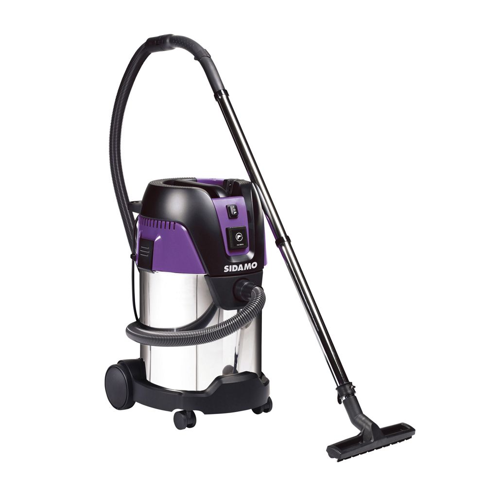 DCI 35 S - Aspirateur poussière et eau - Sidamo - Cuve inox 24L - Décolmatage manuel - Classe M_0