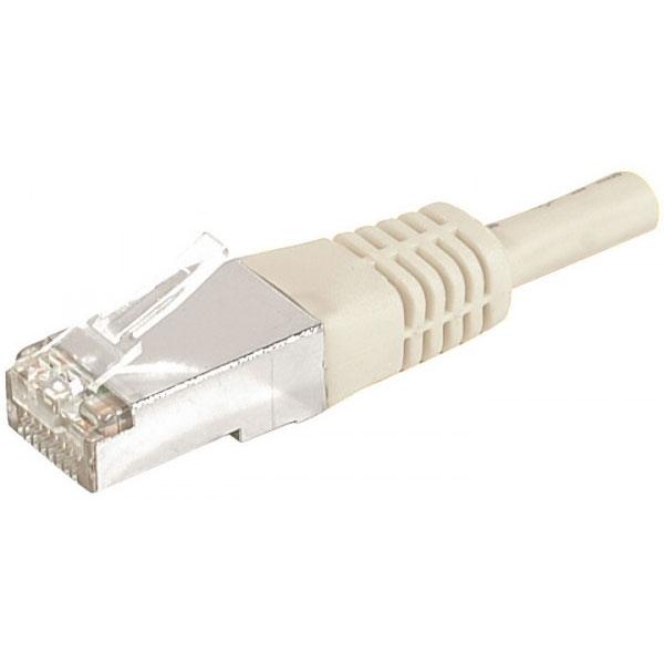 DEXLAN CORDON RJ45 CATEGORIE 6A F/UTP GRIS - 15 M