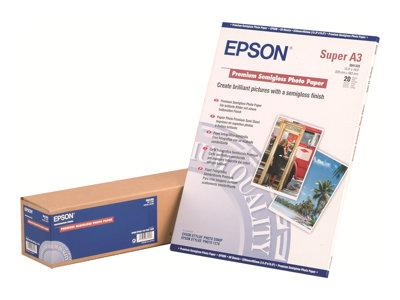 EPSON PAP PHOTO PREMIUM SEMI-GLACÉ (170) 166G 24