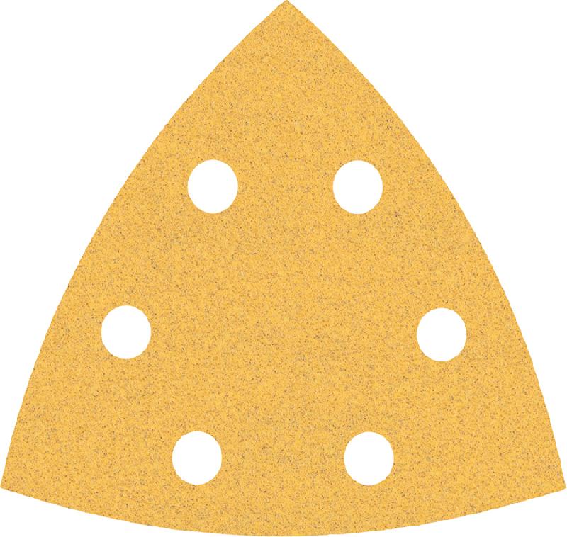 5 FEUILLES ABRASIVES EXPERT C470 D 93X93MM G 100 POUR PONCEUSES DELTA - BOSCH - 2608900826