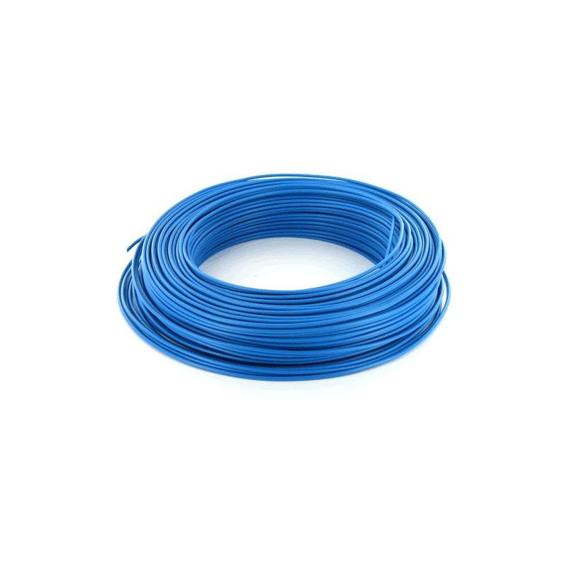 FIL RIGIDE HO7 V-U 2,5MM² BLEU - 001205 (ACA)