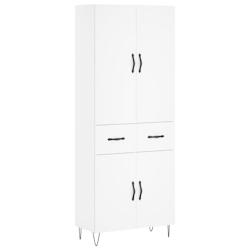 Helloshop26 - Buffet bahut commode armoire meuble de rangement organisateur cuisine salle de séjour salon haut 69,5 x 34 x 180 cm 02_0032699 - 300021_0