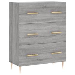 Helloshop26 - Buffet bahut commode armoire meuble de rangement organisateur cuisine salle de séjour salon sonoma 69,5 x 34 x 90 cm 02_0036489 - 30002_0