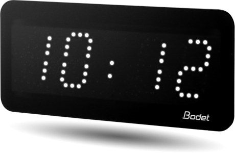 Horloge LED Style II 5, alimentation 230V, WIFI, LED blanche - BODET_0