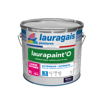 Peinture laque à base de résine alkyde hydrodiluable - Protection des bois en extérieur et intérieur - Réf. AG00860_0