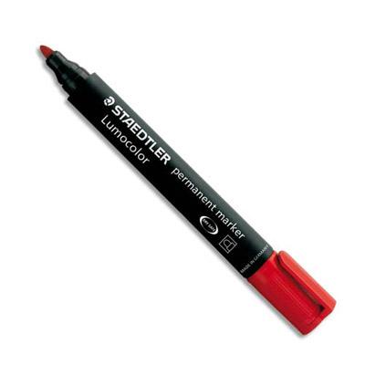 MARQUEUR STAEDTLER LUMOCOLOR 352 - POINTE OGIVE 2.0 MM - PERMANENT ROUGE