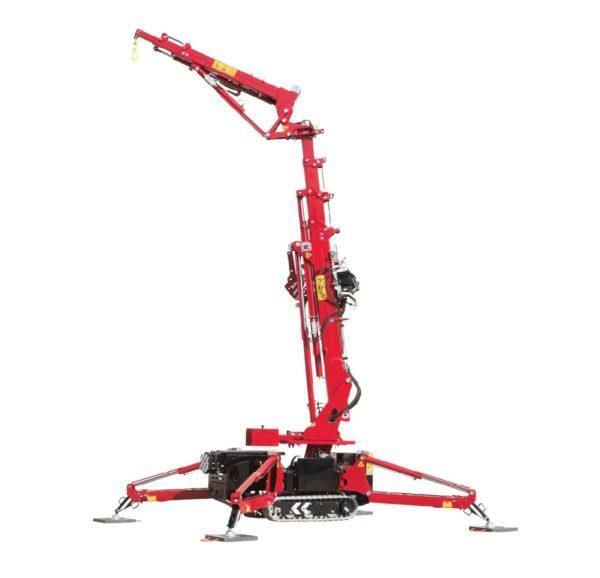 Mini-grue araignée Hoeflon C4e - 2350 kg - compacte et puissante pour endroits difficiles d'accès_0