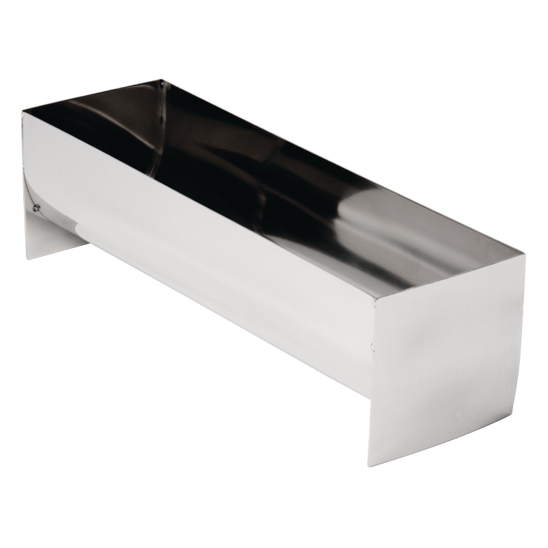 MOULE À PÂTÉ/TERRINE VOGUE EN ACIER INOXYDABLE EN FORME DE U, 26X8X7,5 CM