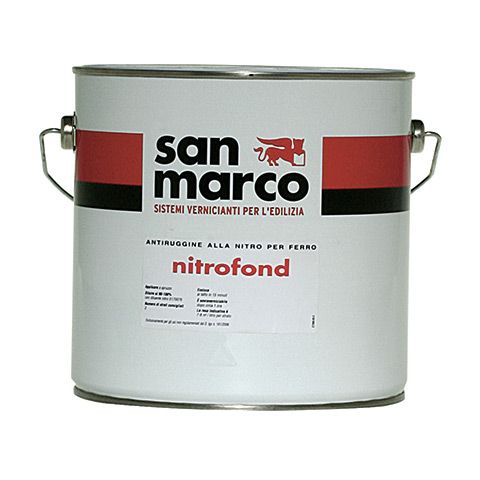 Nitrofond - peinture antirouille - san marco - pour metaux ferreux_0