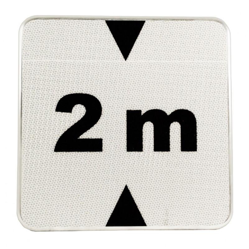 Panonceau hauteur véhicules M4v - WP Signalisation - Conformité NF et CE_0