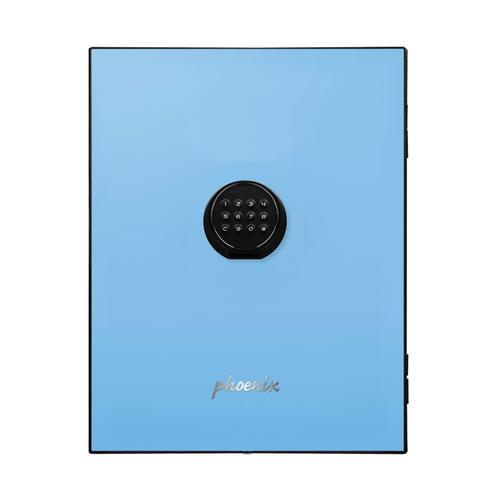 Phoenix coffre-fort de sécurité Spectrum Plus Bleu 36L - serrure électronique - L47 x H52,5 x P40,5 cm_0