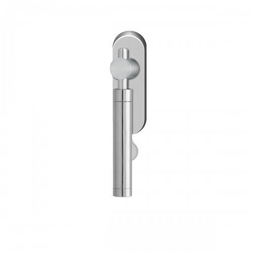 POIGNÉE DE FENÊTRE NEW YORK EF654 - VERROUILLABLE AVEC CLÉ - SATINÉ KARCHER DESIGN