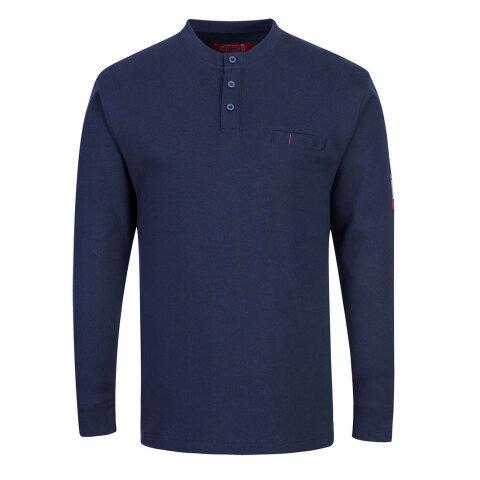 PORTWEST FR32 FR HENLEY ANTISTATIQUE MARINE - TAILLE S