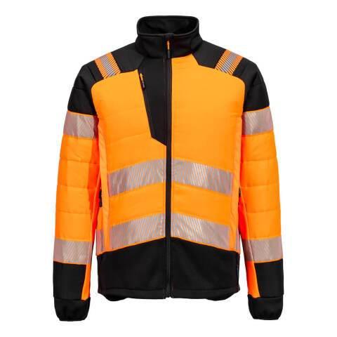 PORTWEST T170 VESTE HYBRIDE BAFFLE HV PW3 ORANGE/NOIR - TAILLE L